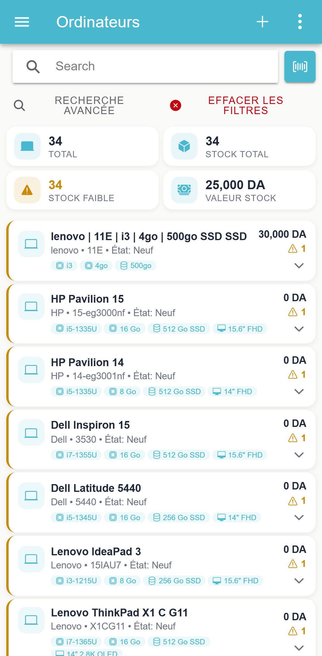 Écran MagtechPro sur téléphone — Ordinateurs